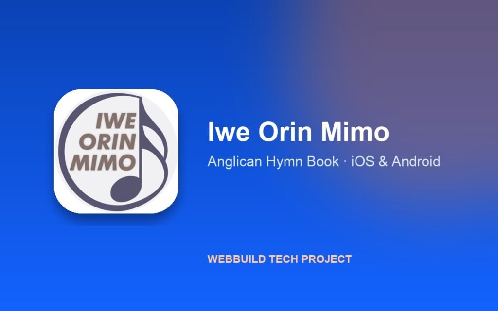 Iwe Orin Mimo (Anglican Hymn Book) app
