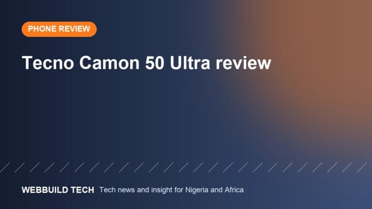 Tecno Camon 50 Ultra review: a well-thought-out mid-range camera phone